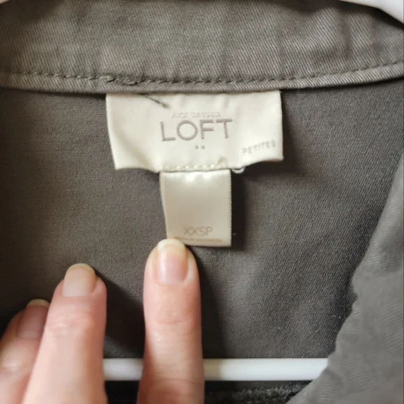 Loft Gray Utility Jacket XXSP - Picture 7 of 8
